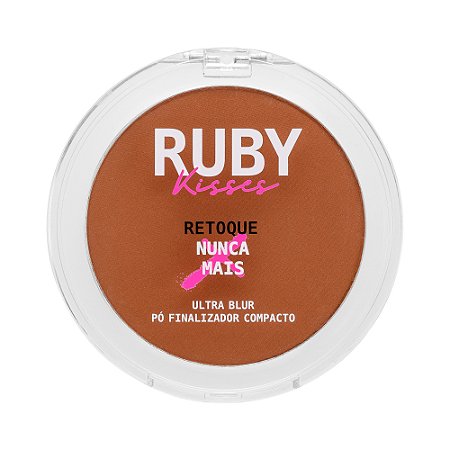 Ruby Kisses Retoque Nunca Mais Pó Finalizador Compacto Ultra Blur - Deep