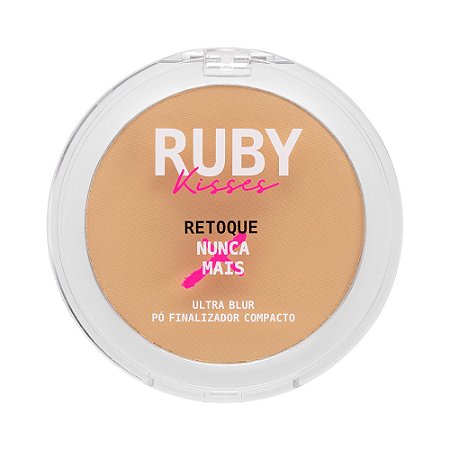 Ruby Kisses Retoque Nunca Mais Pó Finalizador Compacto Ultra Blur - Medium