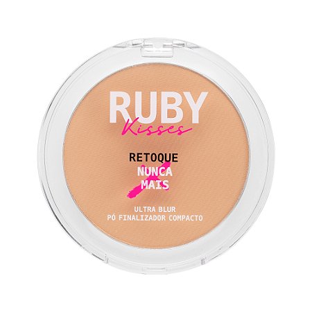 Ruby Kisses Retoque Nunca Mais Pó Finalizador Compacto Ultra Blur - Fair
