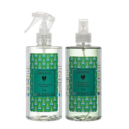 Identitá Tre - Kit Água Perfumada + Home Spray Alecrim, Vanilla e Lavanda