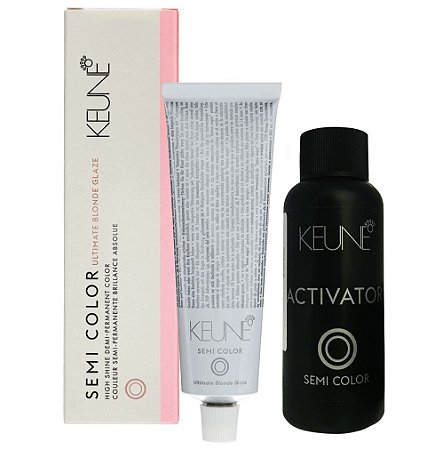 Keune Semi Color Ultimate Blonde Glaze Clear + Activator