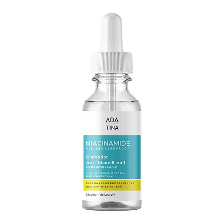 Ada Tina Niacinamide - Peeling Clareador Anti-Idade 6 em 1 30ml