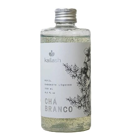 Kailash Chá Branco - Refil Sabonete Líquido 250ml