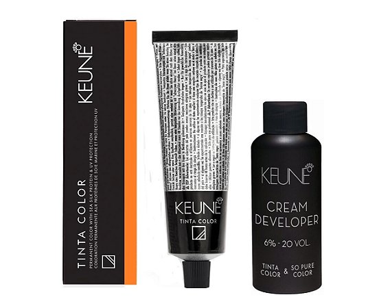 Keune Tinta Color 5.4 Castanho Claro Cobre + Developer 20vol