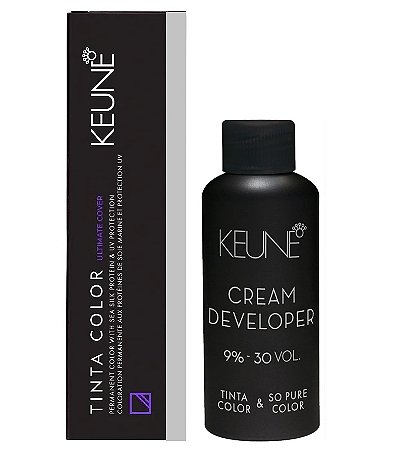 Keune Tinta Color UC 9.00 Louro Muito Claro + Developer 30vol