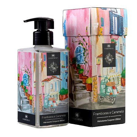 Madressenza Framboesa e Caramelo - Hidratante Corporal 250ml