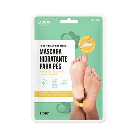 Kiss NY Máscara Hidratante para Pés 1 Par