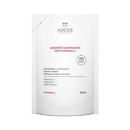 Adcos Refil Sabonete Iluminador com Vitamina C 240ml 9756