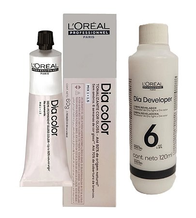 Loreal Dia Color 7.13 Louro Bege + Creme Revelador 6vol 120ml