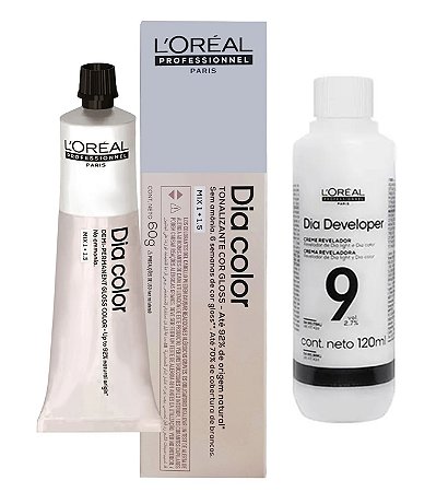 Loreal Dia Color 3 Castanho Escuro + Creme Revelador 9vol 120ml