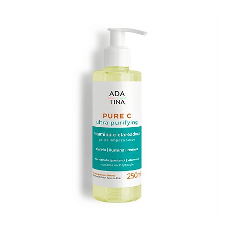 Ada Tina Pure C - Gel Limpeza Ultra Purifying Clareador 250ml