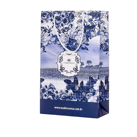 Madressenza Sacola G - Azul e Branca
