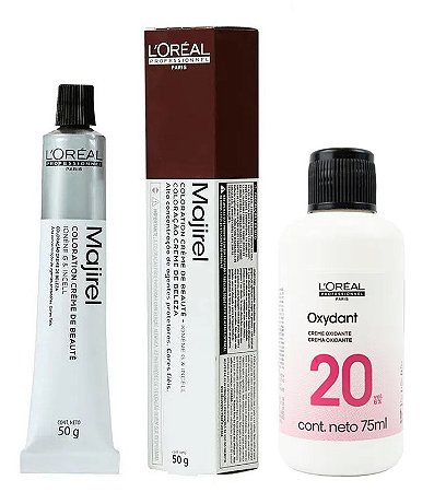 Loreal Majirel 7.31 Louro Bege Dourado + Oxidante 20vol 75ml