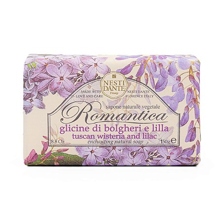 Nesti Dante Romantica - Sabonete Glicínia Toscana e Lilás 150g