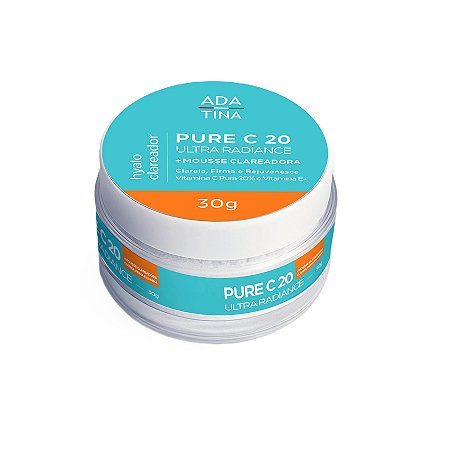 Pure C 20 Ultra Radiance Mousse Clareador Vit C Ada Tina 30g