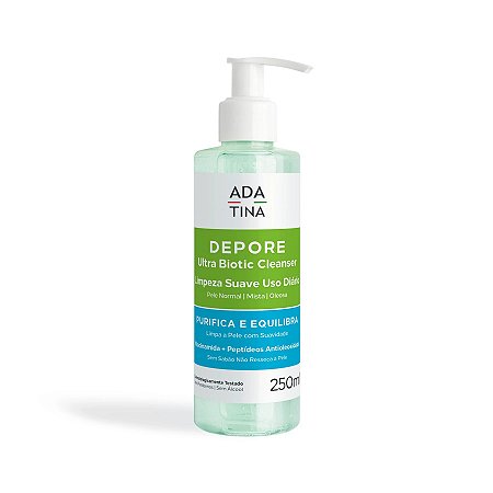 Depore Ultra Biotic Cleanser Gel Limp Suave Ada Tina 250ml