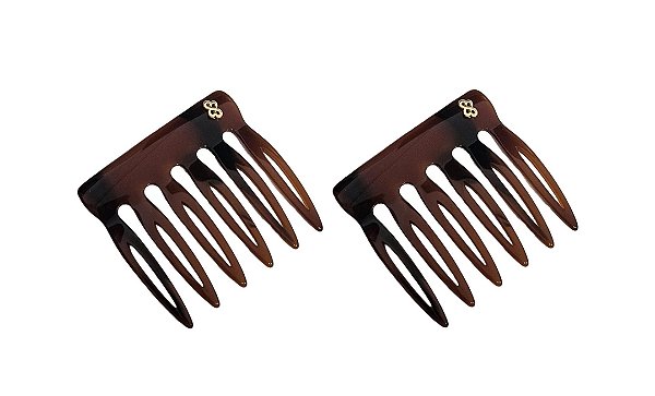Kit 2 Pentes Cabelo Pequeno Bianca Vênus Tartaruga 90 006 TA