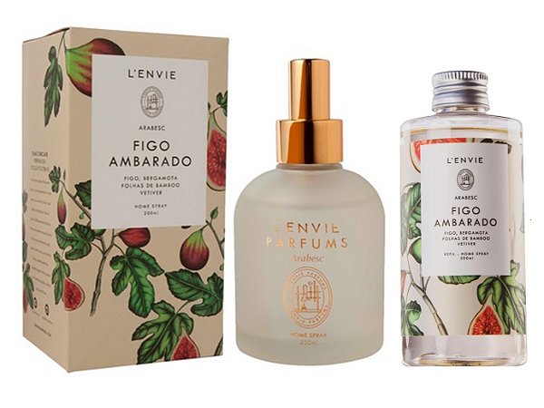 Lenvie Figo Ambarado - Kit Home Spray e Refil
