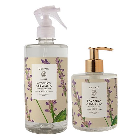 Lenvie Lavanda Absoluta - Kit Água Perfumada e Sabonete Líquido