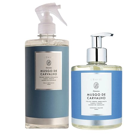 Lenvie Musgo de Carvalho - Kit Água Perfumada e Sabonete Líquido