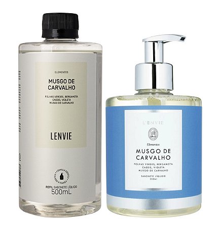 Lenvie Musgo de Carvalho - Sabonete Líquido e Refil