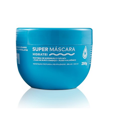 Super Máscara Hidratei Nutrição Ácido Hialurônico 250g