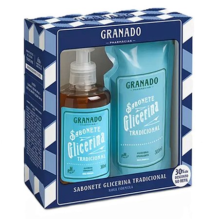 Granado Kit Sabonete Líquido + Refil Glicerina Tradicional