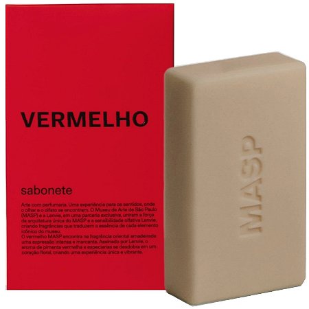 Lenvie Masp Sabonete em Barra Vermelho 120g