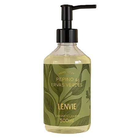 Lenvie Sab Líquido Pepino e Ervas Verdes 500ml Herbarium