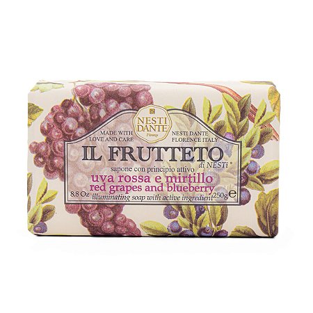 Nesti Dante Sabonete Il Frutteto Uvas Vermelhas Mirtilo 250g