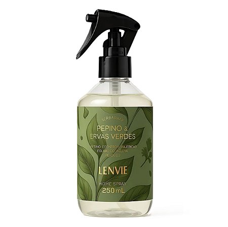 Lenvie Herbarium - Home Spray Pepino e Ervas Verdes 250ml
