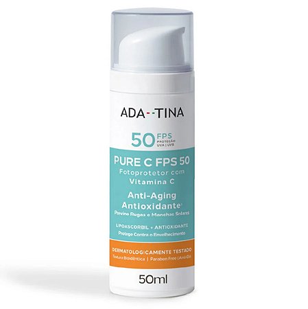 Ada Tina Pure C FPS50 - Fotoprotetor com Vitamina C 50ml