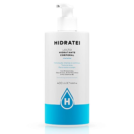 Hidratei Corporal - Loção Hidratante 5 Ceramidas 400ml