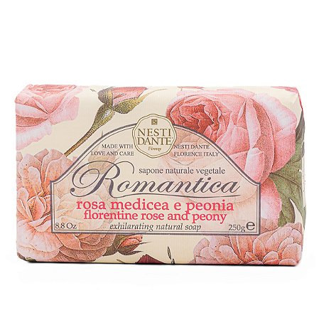 Nesti Dante Romantica - Sabonete Barra Rosas Florentinas e Peônia 250g