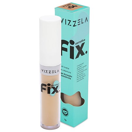 Vizzela Fix Corretivo Líquido Cor 04