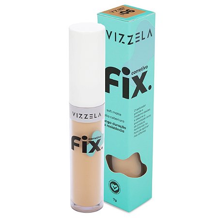 Vizzela Fix Corretivo Líquido Cor 06