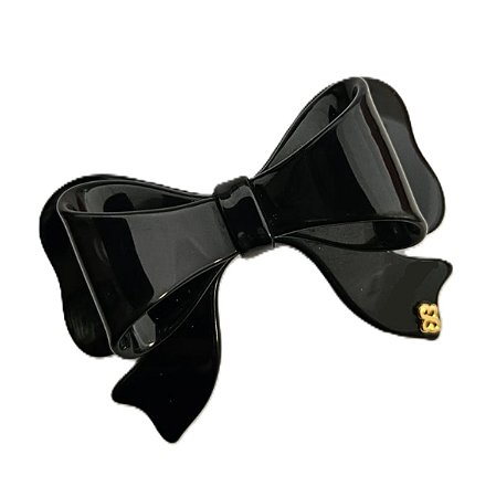 Presilha Laço Cinderela Média Preta Bianca 00 225 AB