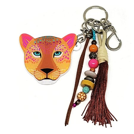 Chaveiro Resinado Onça Essência 4189