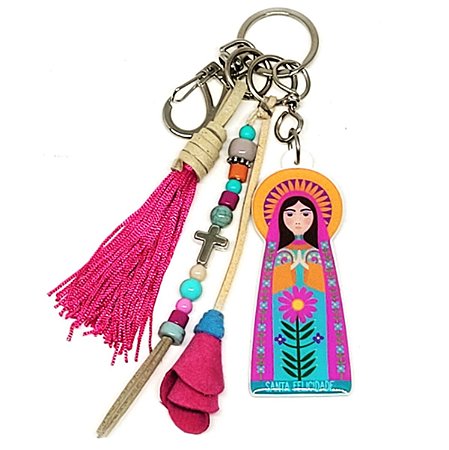 Chaveiro Resinado Santa Felicidade 4190