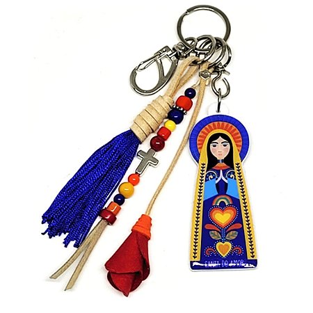 Chaveiro Resinado Santa do Amor 4194