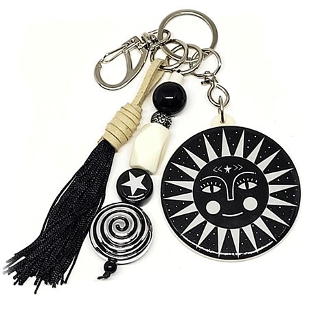 Chaveiro Resinado Sol e Lua 4200