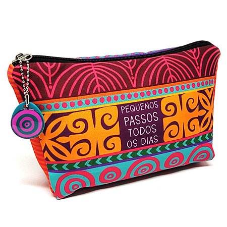 Necessaire de Tecido Estampado Amuleto 9058