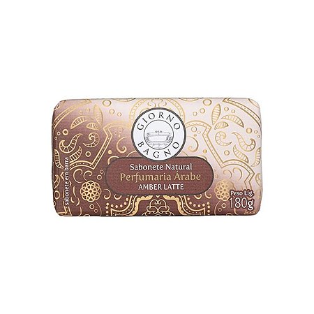 Giorno Bagno Linha Árabe - Sabonete Amber Latte 180g