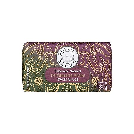 Giorno Bagno Linha Árabe - Sabonete Sweet Rouge 180g