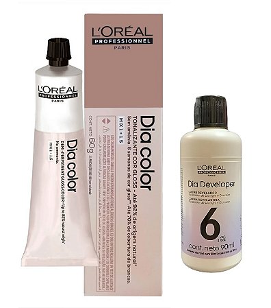 Loreal Dia Color 7.8 Louro Marrom + Dia Developer 6vol 90ml