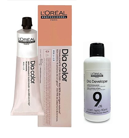Loreal Dia Color 6.45 Louro Escuro Acobreado Acaju + Dia Developer 9vol 90ml