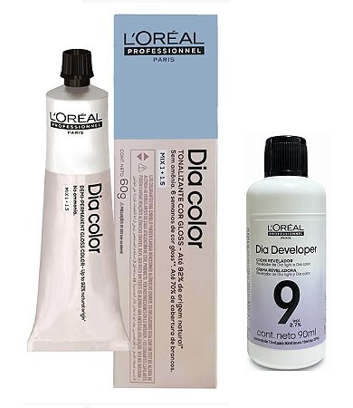 Loreal Dia Color 6.1 Louro Escuro Acinzentado + Dia Developer 9vol 90ml