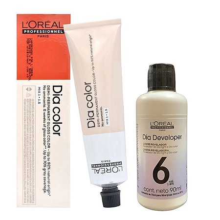 Loreal Dia Color 5.5 Castanho Claro Acaju + Dia Developer 6vol 90ml
