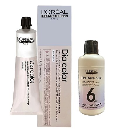 Loreal Dia Color 7 Louro + Dia Developer 6vol 90ml