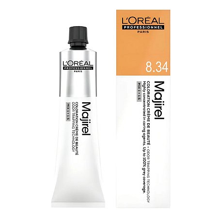 Loreal Majirel 8.34 Louro Claro Dourado Acobreado 60g
